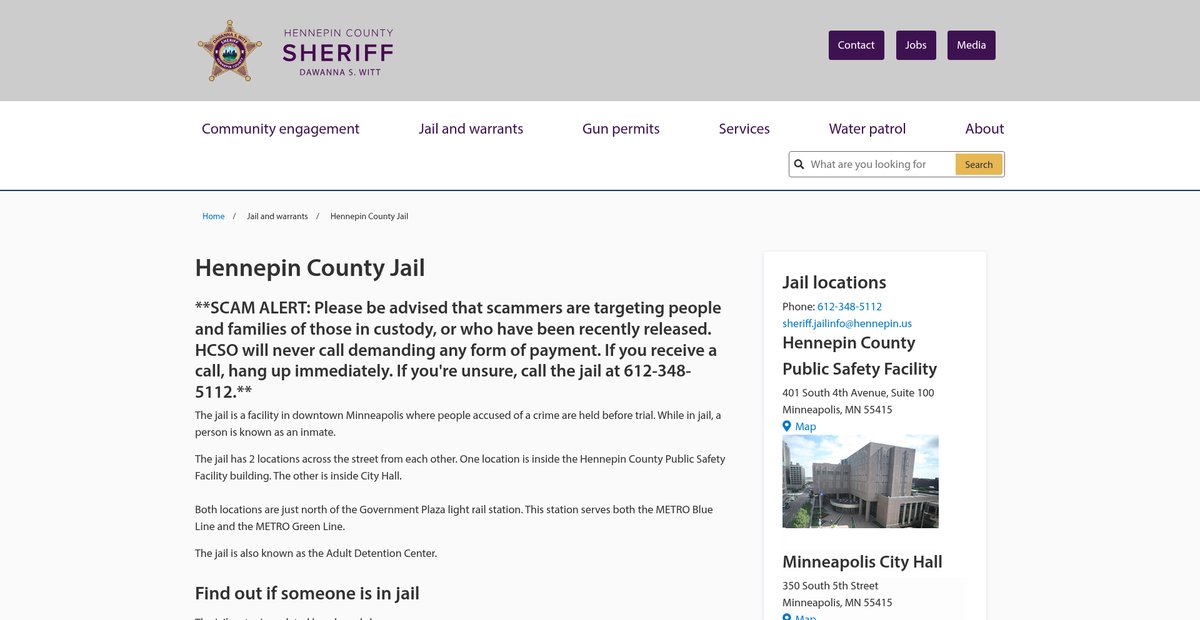 Preview of hennepinsheriff.org