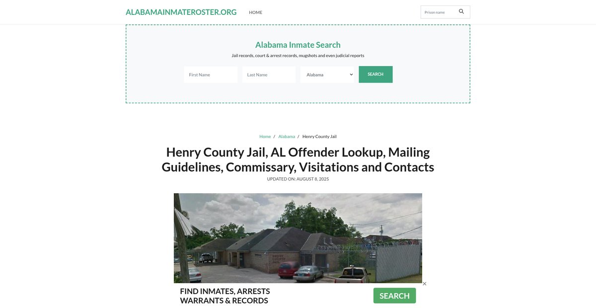 Preview of alabamainmateroster.org