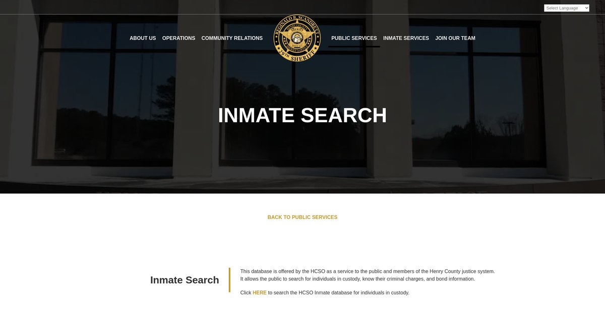 Preview of henrycountysheriffga.gov