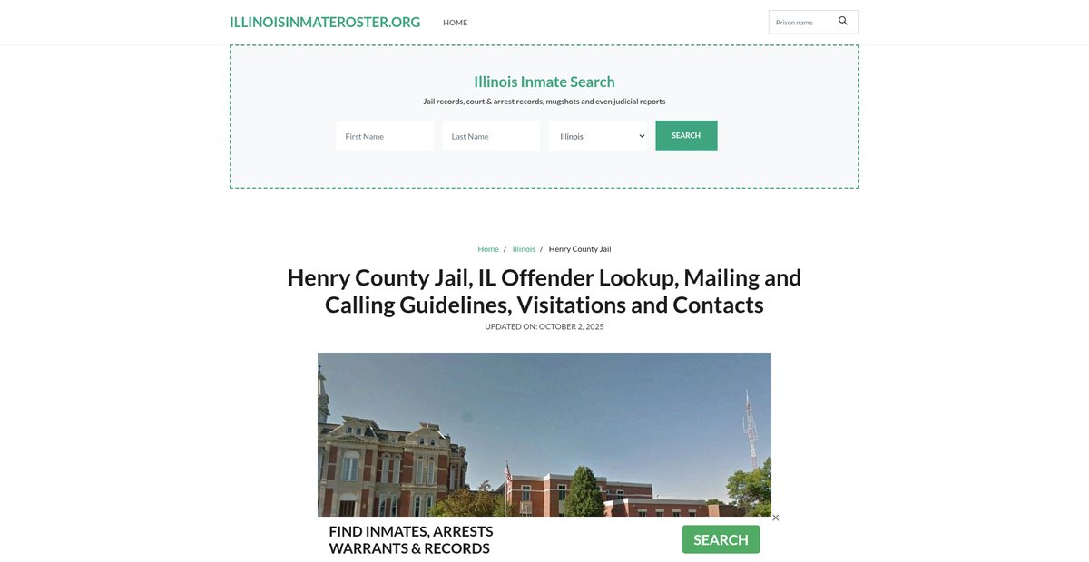 Preview of illinoisinmateroster.org