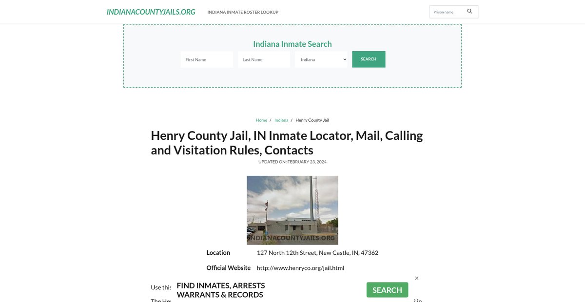 Preview of indianacountyjails.org