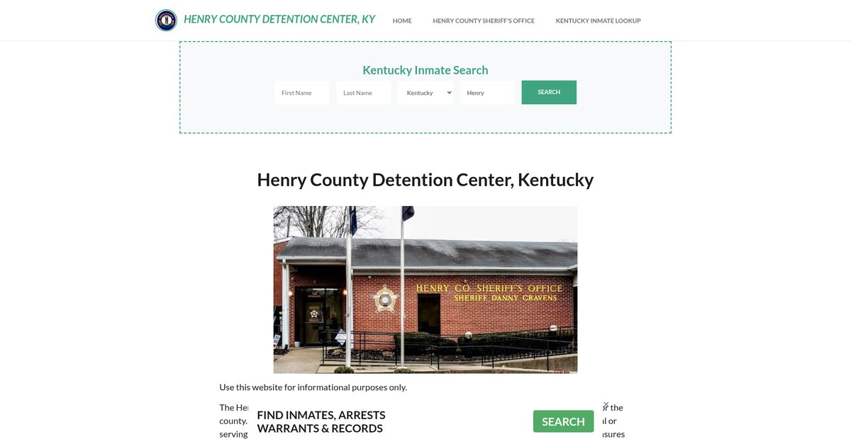 Preview of henrycountydetentionky.org