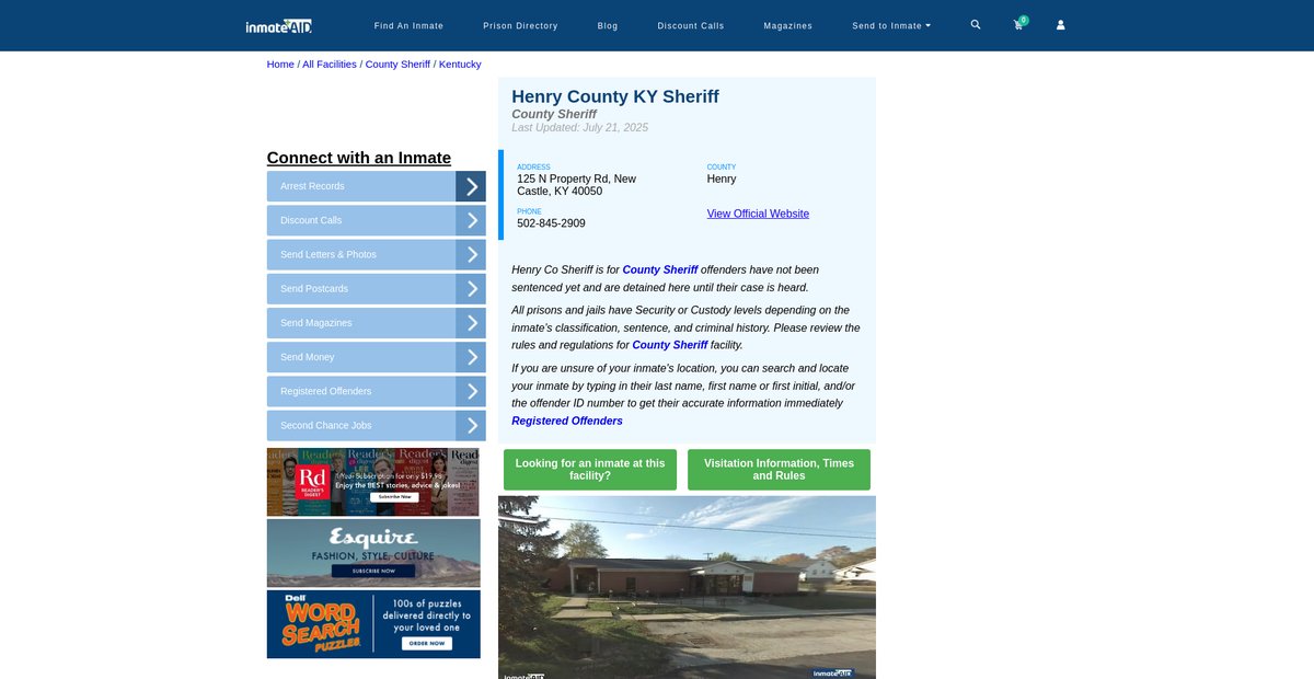 Preview of inmateaid.com