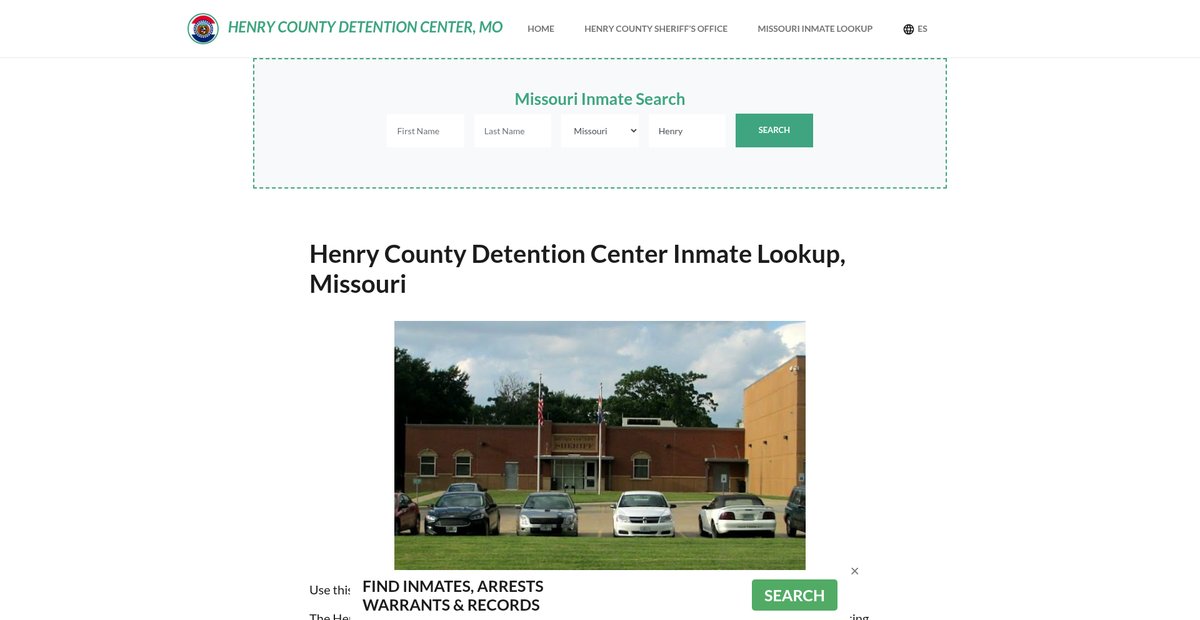 Preview of henrycountydetentionmo.org