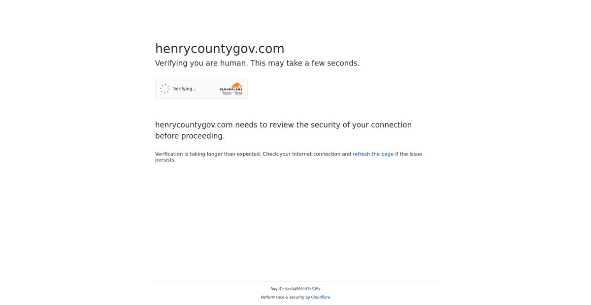 Preview of henrycountygov.com