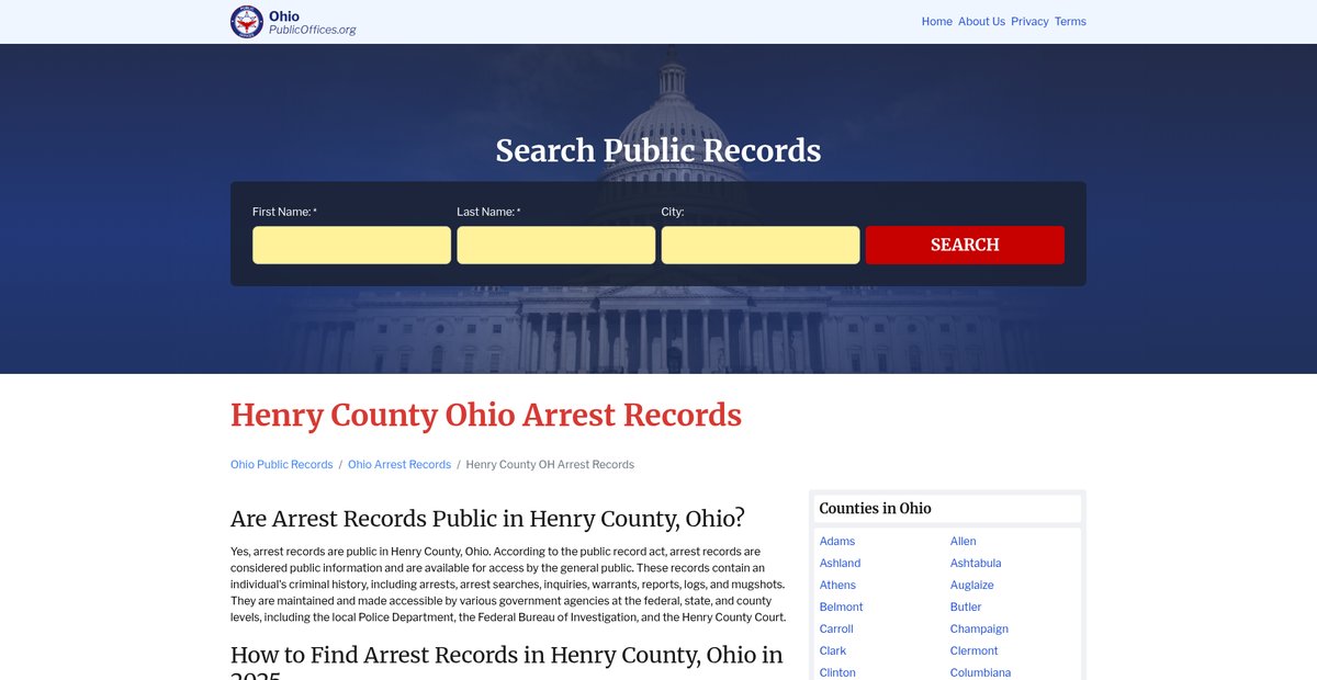 Preview of ohio.publicoffices.org