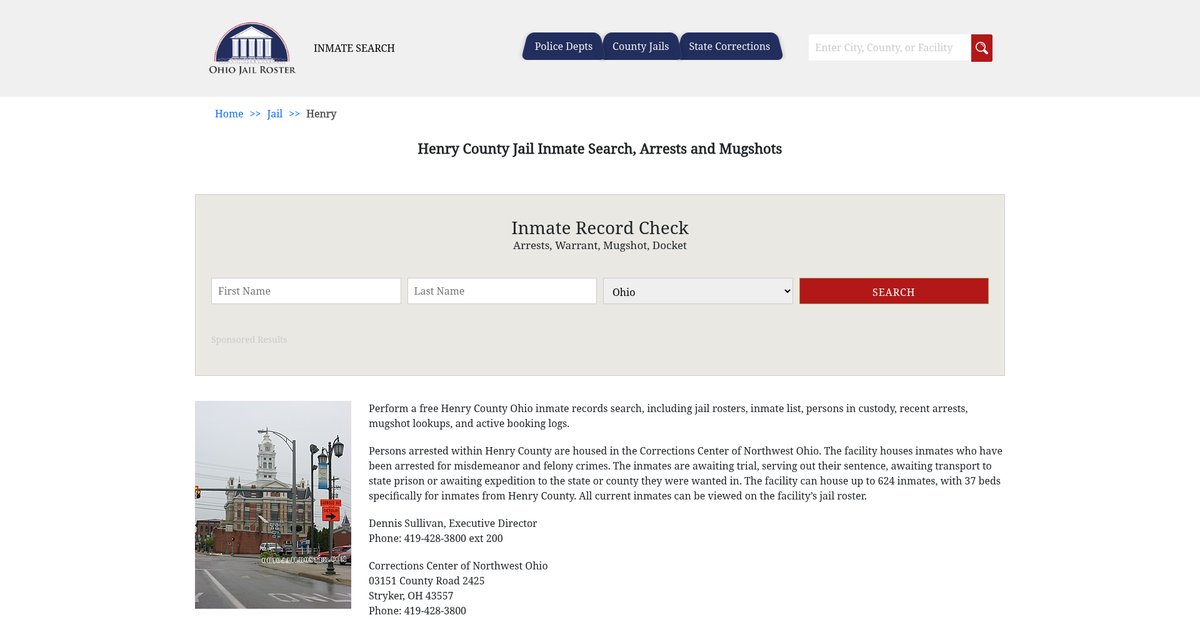 Preview of ohiojailroster.com