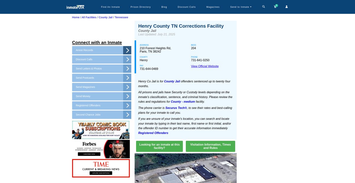 Preview of inmateaid.com