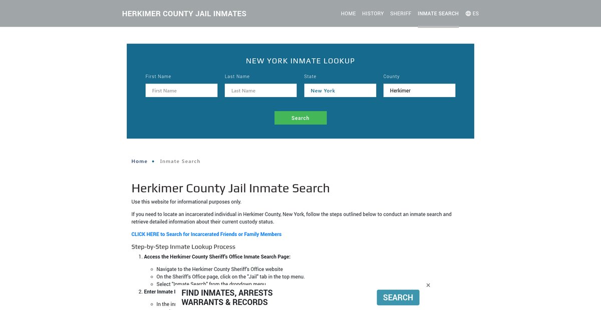 Preview of herkimerjailroster.org