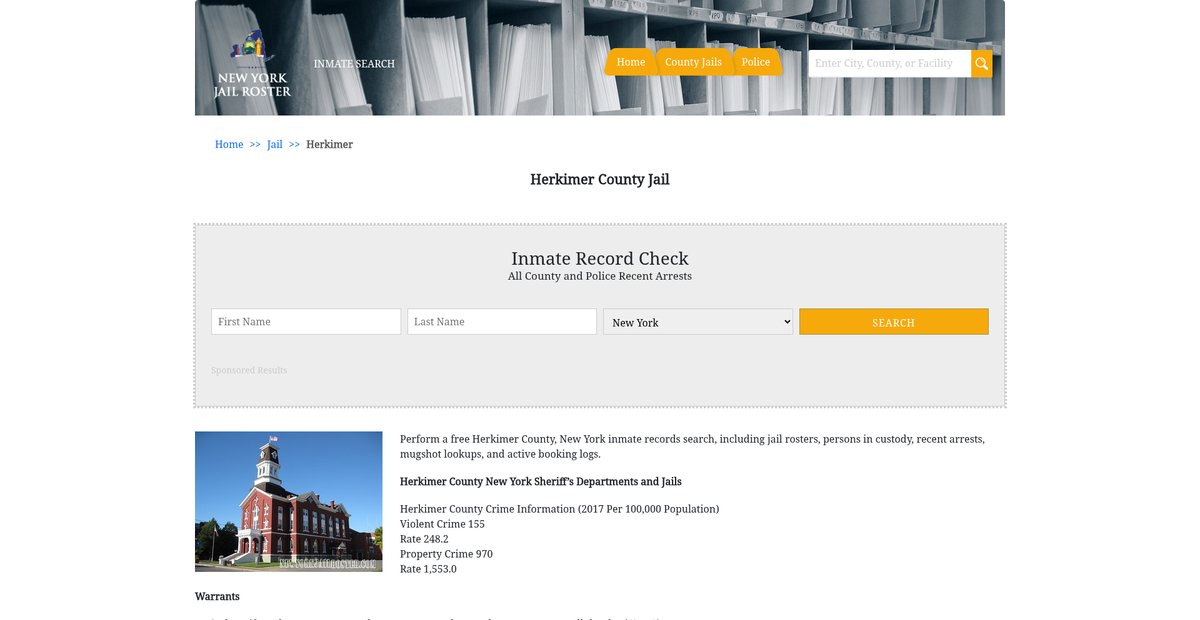 Preview of newyorkjailroster.com