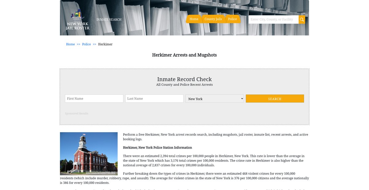 Preview of newyorkjailroster.com