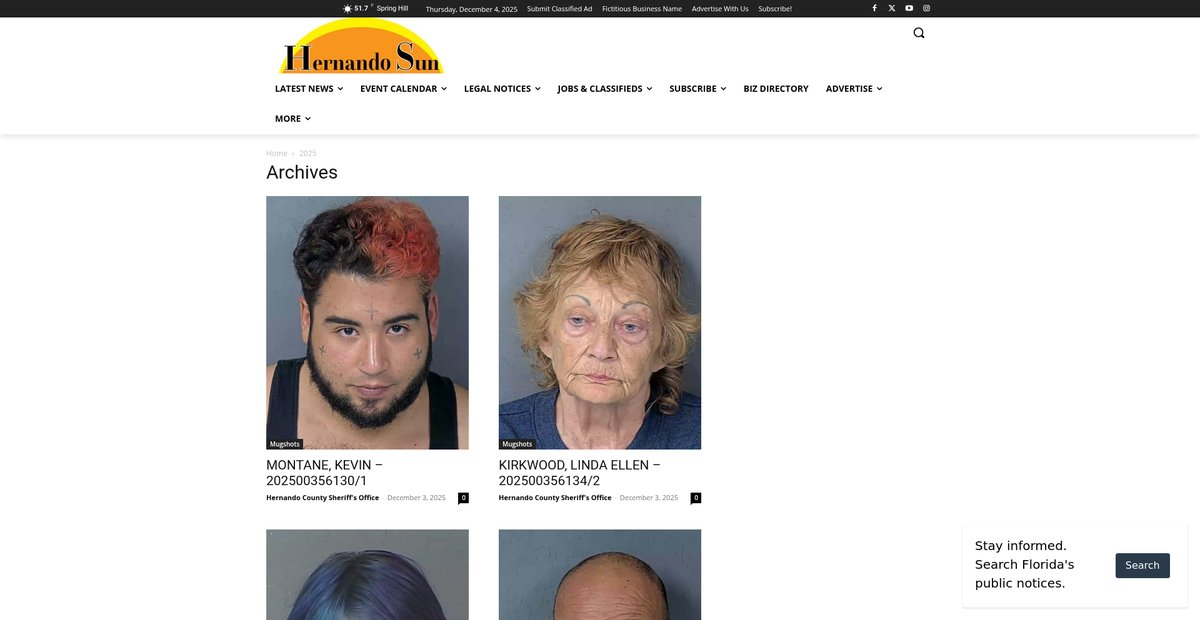 Preview of hernandosun.com