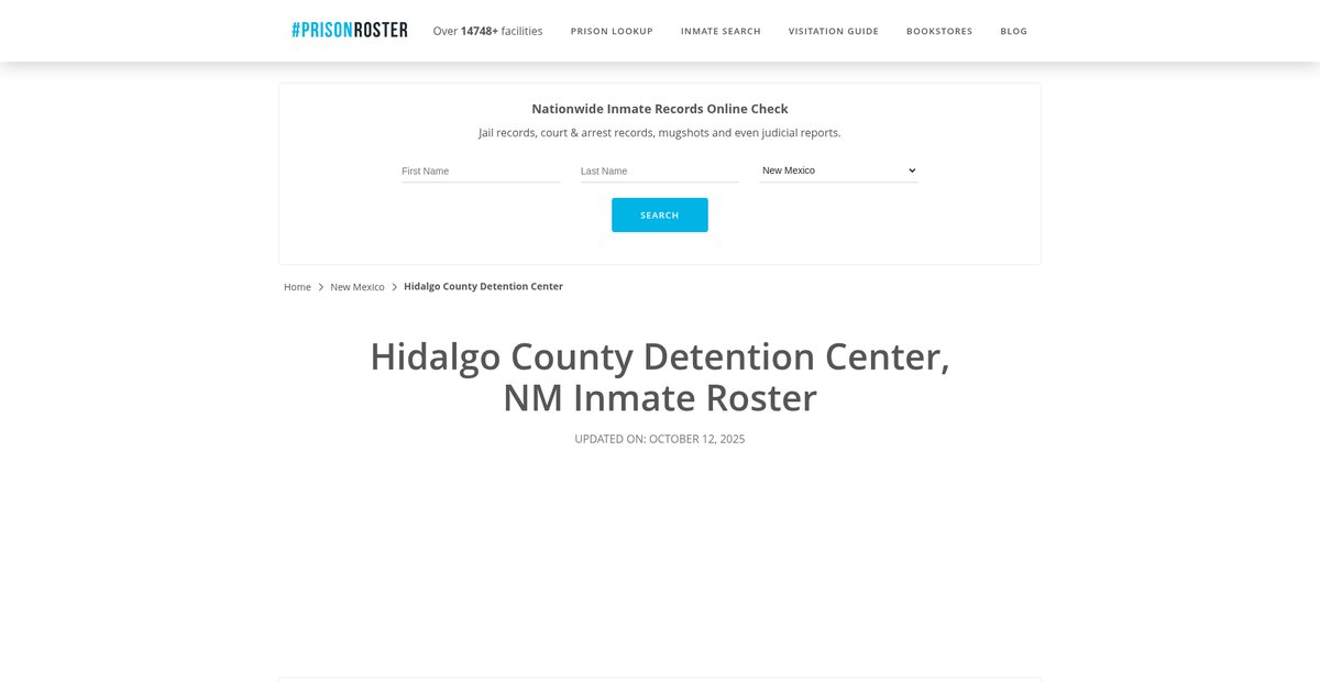 Preview of prisonroster.com