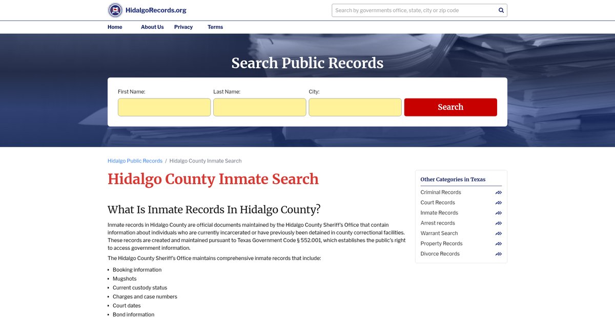 Preview of hidalgorecords.org