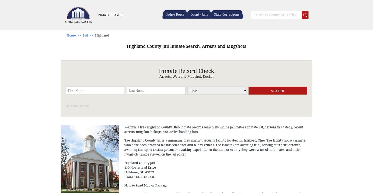 Preview of ohiojailroster.com