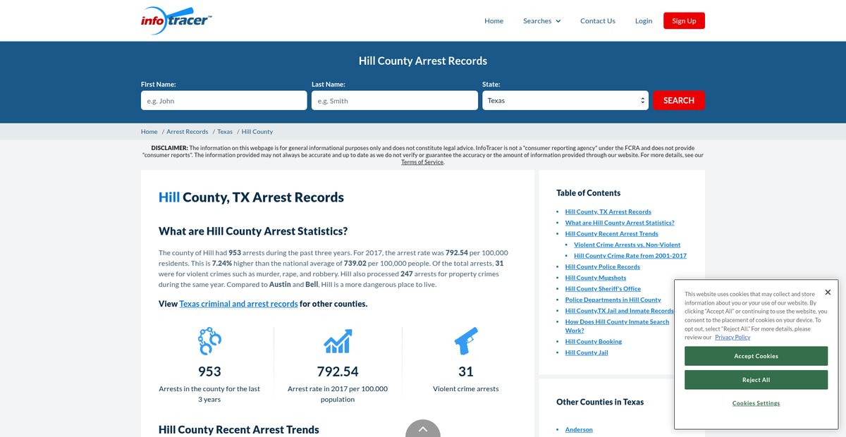 Preview of infotracer.com