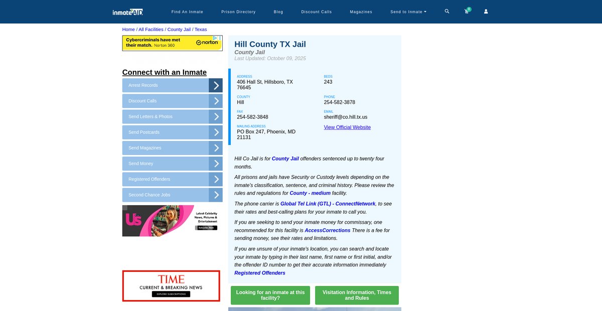 Preview of inmateaid.com