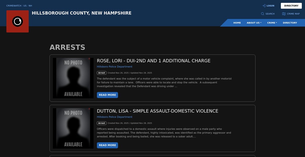 Preview of crimewatch.net