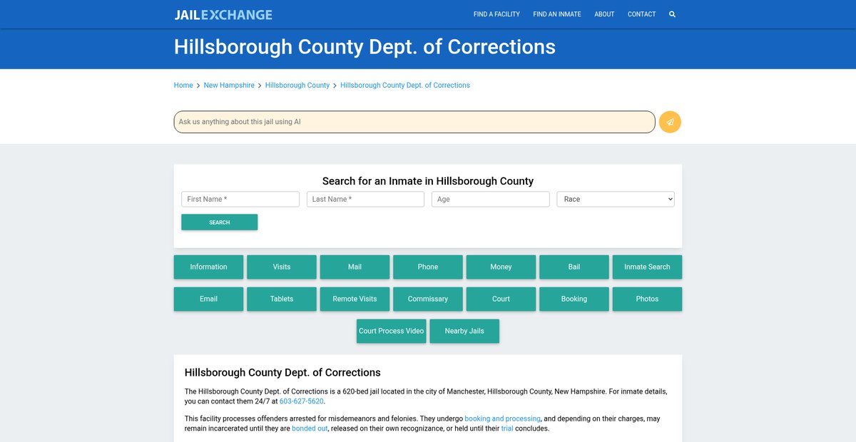 Preview of jailexchange.com