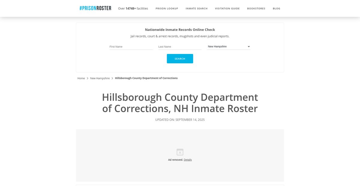 Preview of prisonroster.com