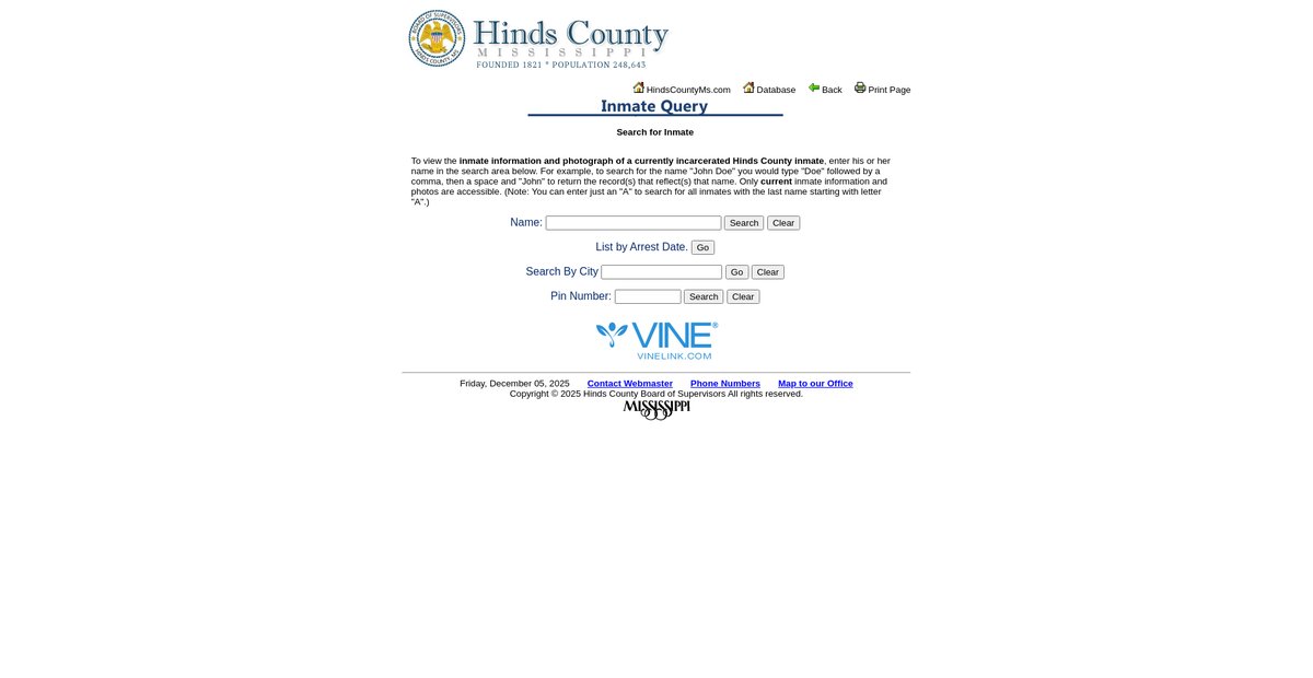 Preview of co.hinds.ms.us