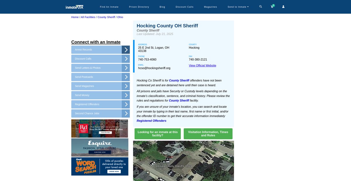 Preview of inmateaid.com