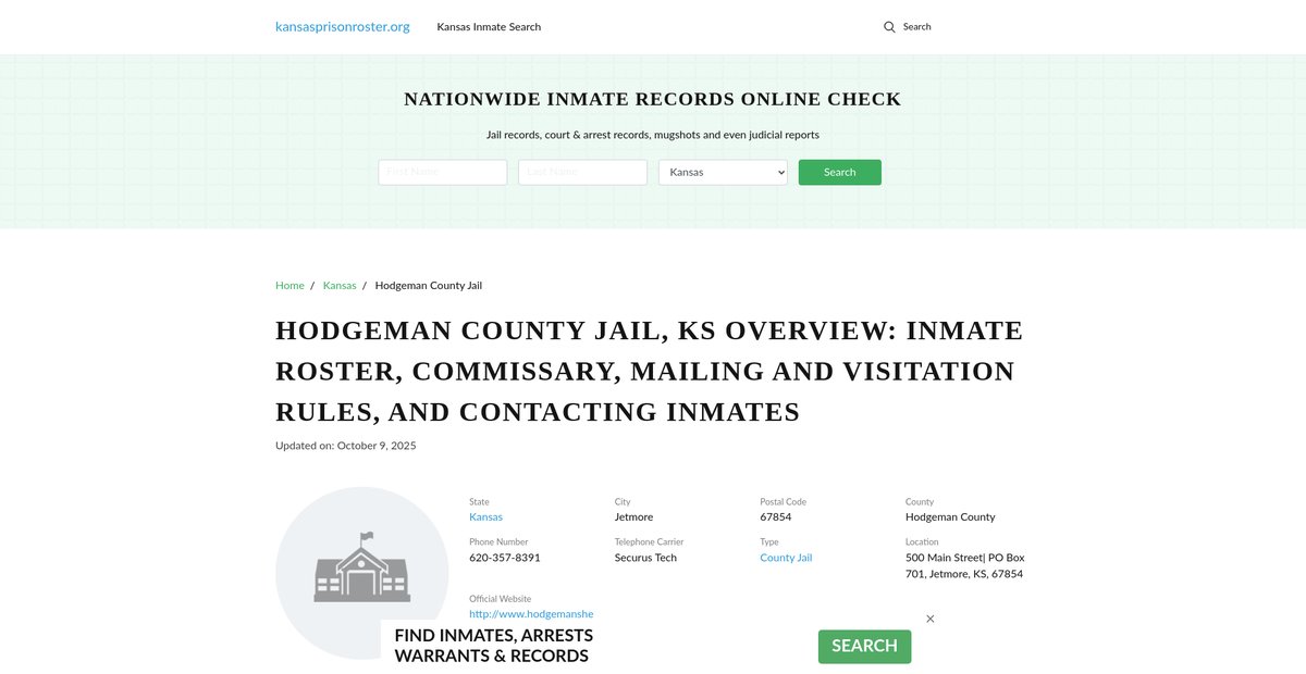Preview of kansasprisonroster.org