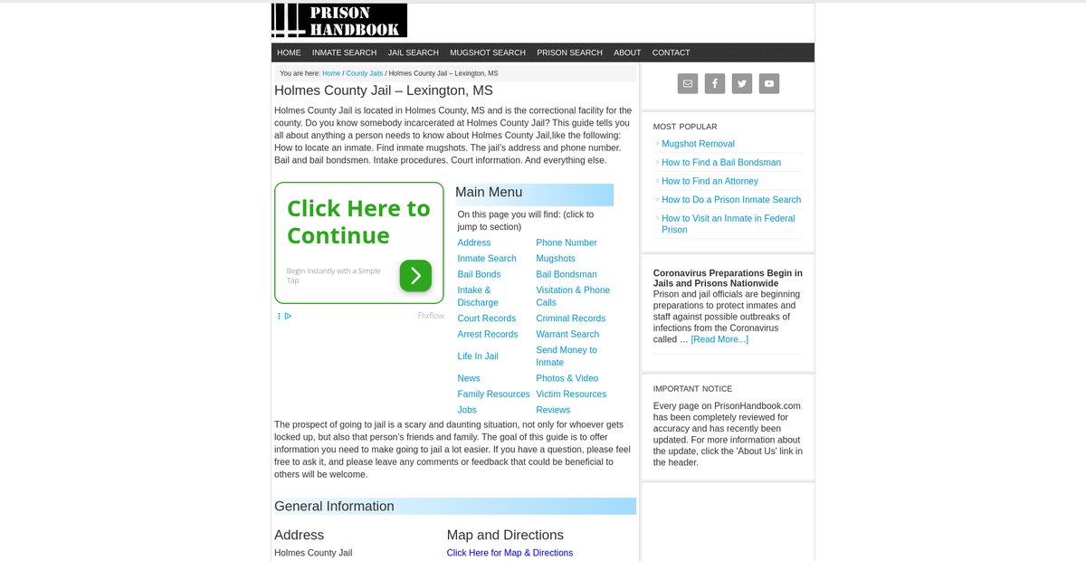 Preview of prisonhandbook.com