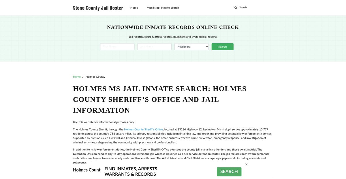 Preview of stonecountygov.com