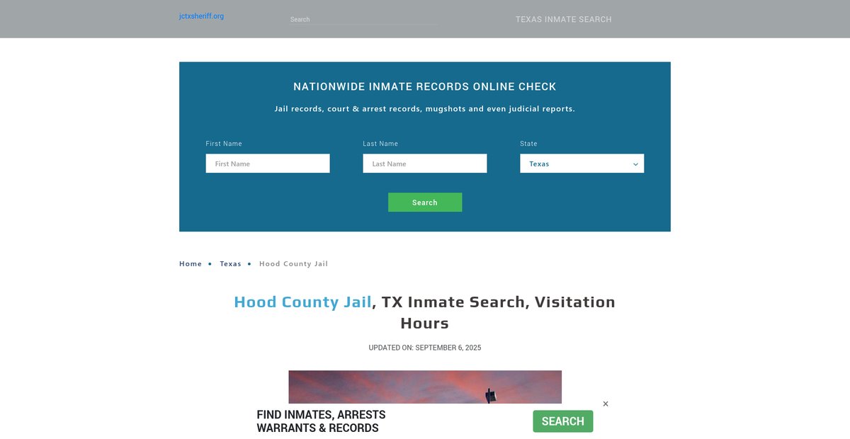 Preview of jctxsheriff.org