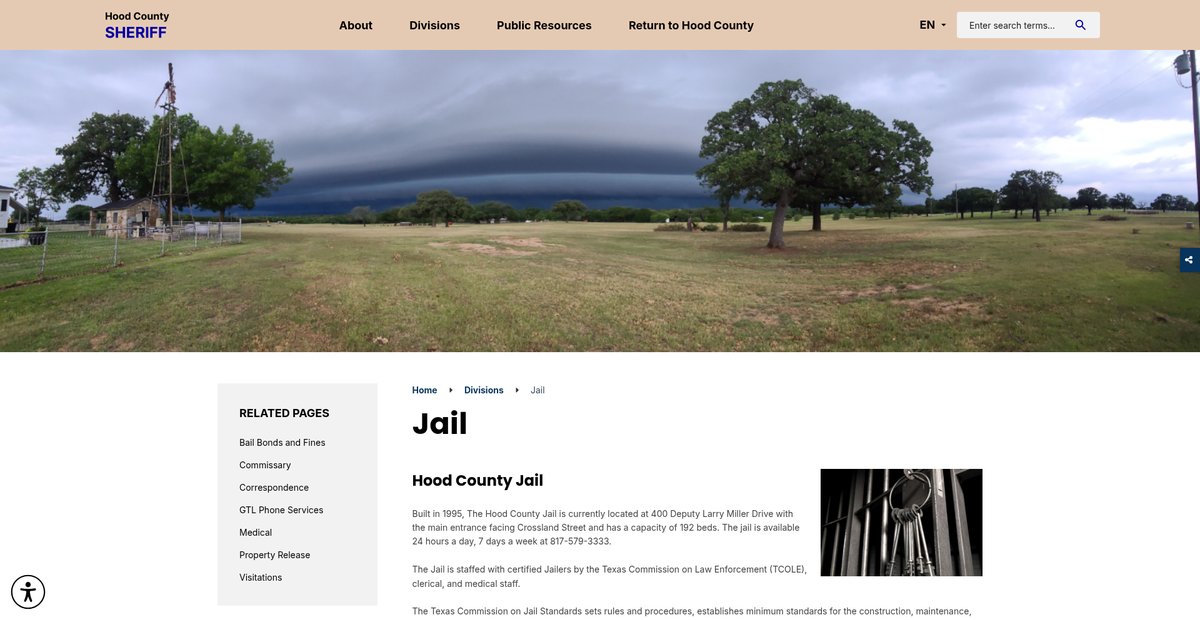 Preview of sheriff.hoodcounty.texas.gov