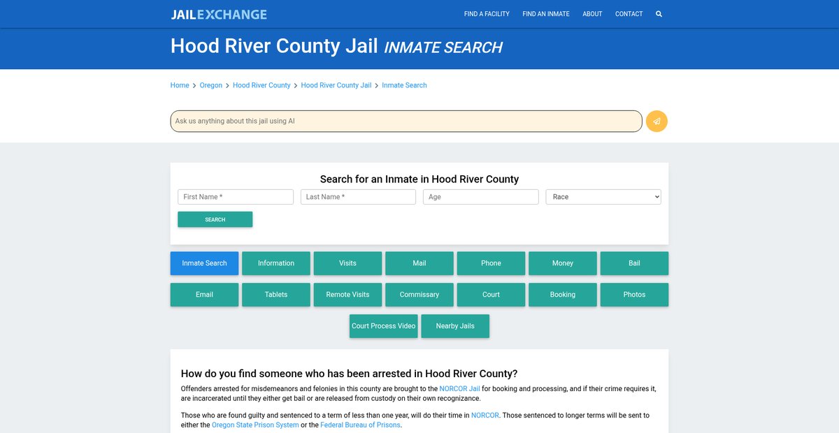 Preview of jailexchange.com
