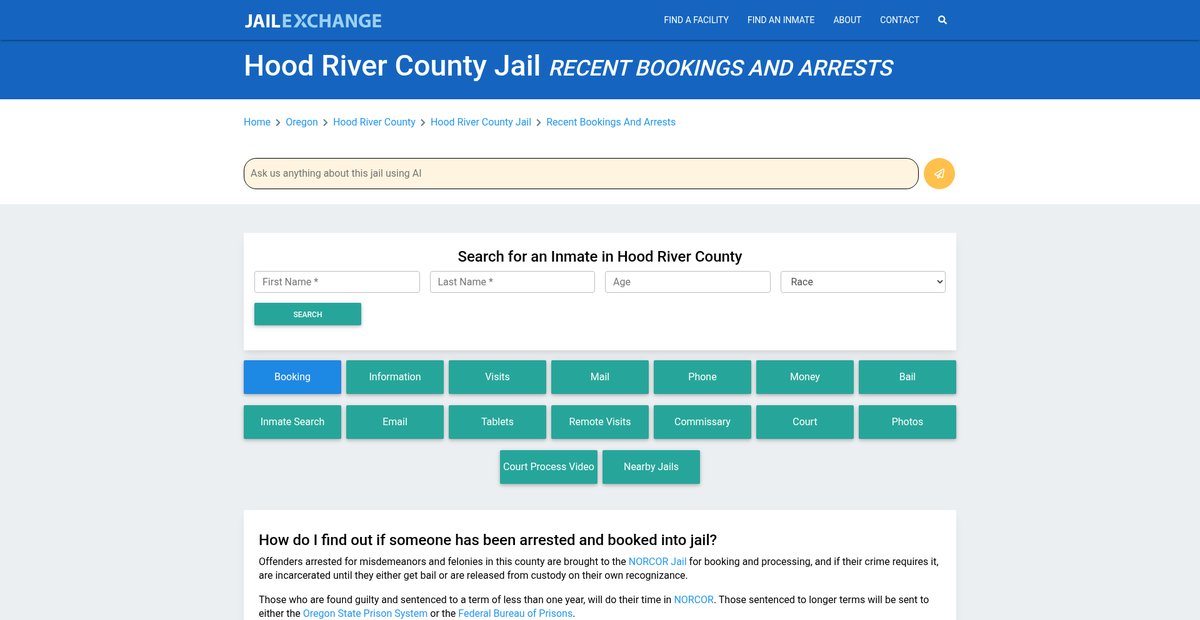 Preview of jailexchange.com