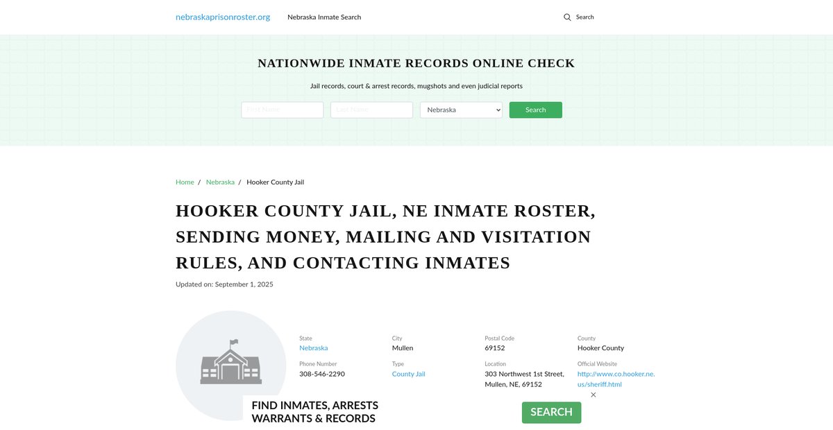 Preview of nebraskaprisonroster.org