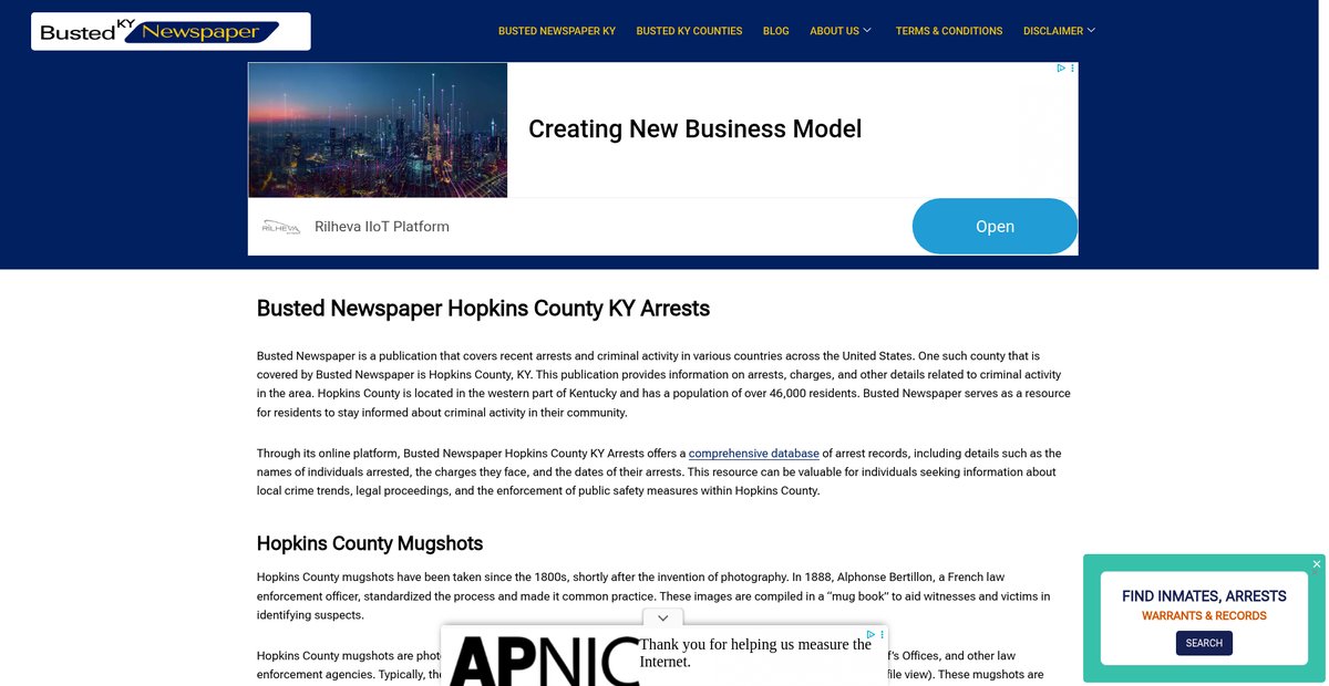 Preview of bustednewspaper-ky.com