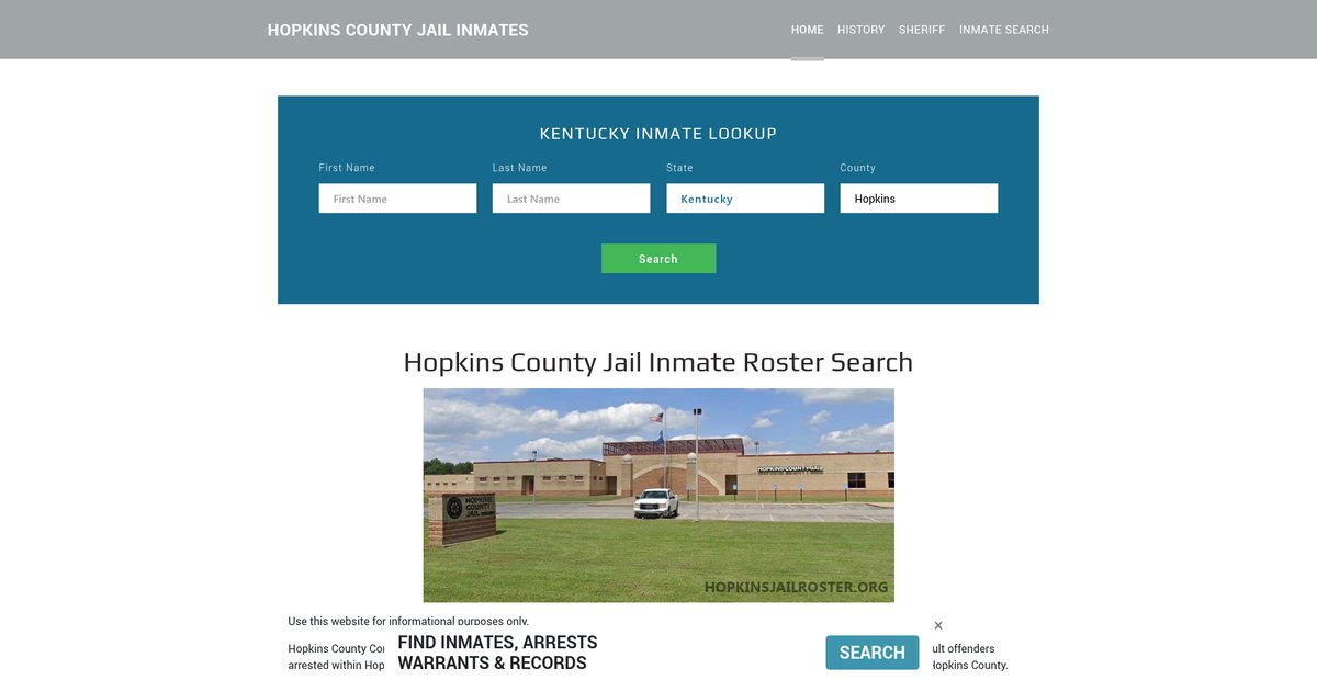 Preview of hopkinsjailroster.org