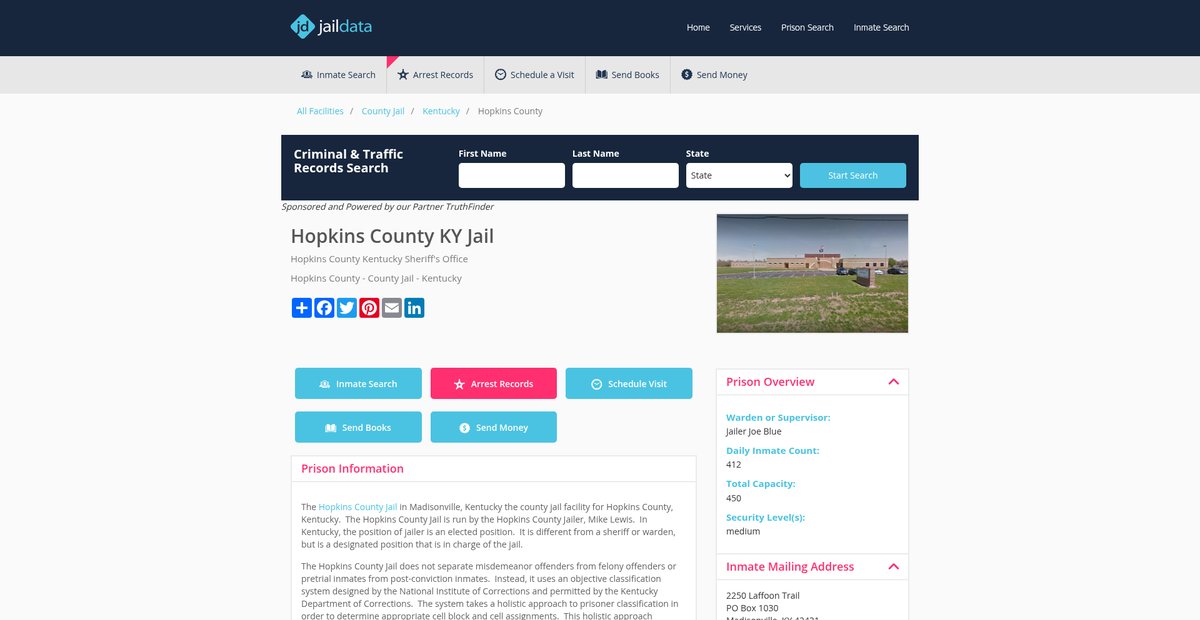 Preview of jaildata.com