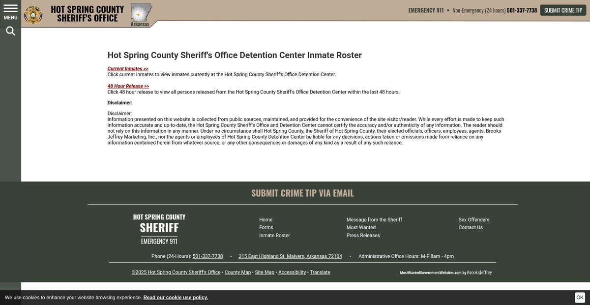 Preview of hotspringcountysoar.gov