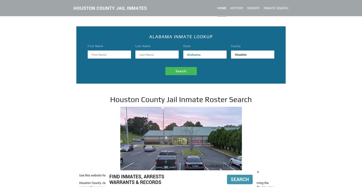 Preview of houstonjailroster.org
