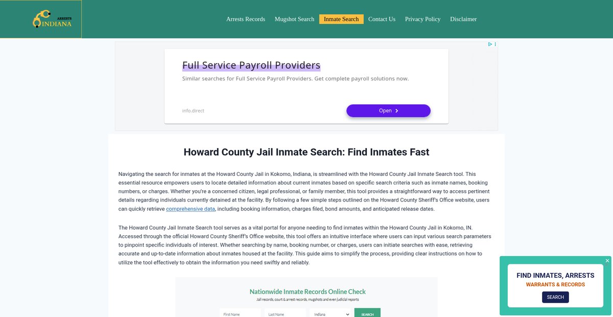 Preview of arrests-in.org