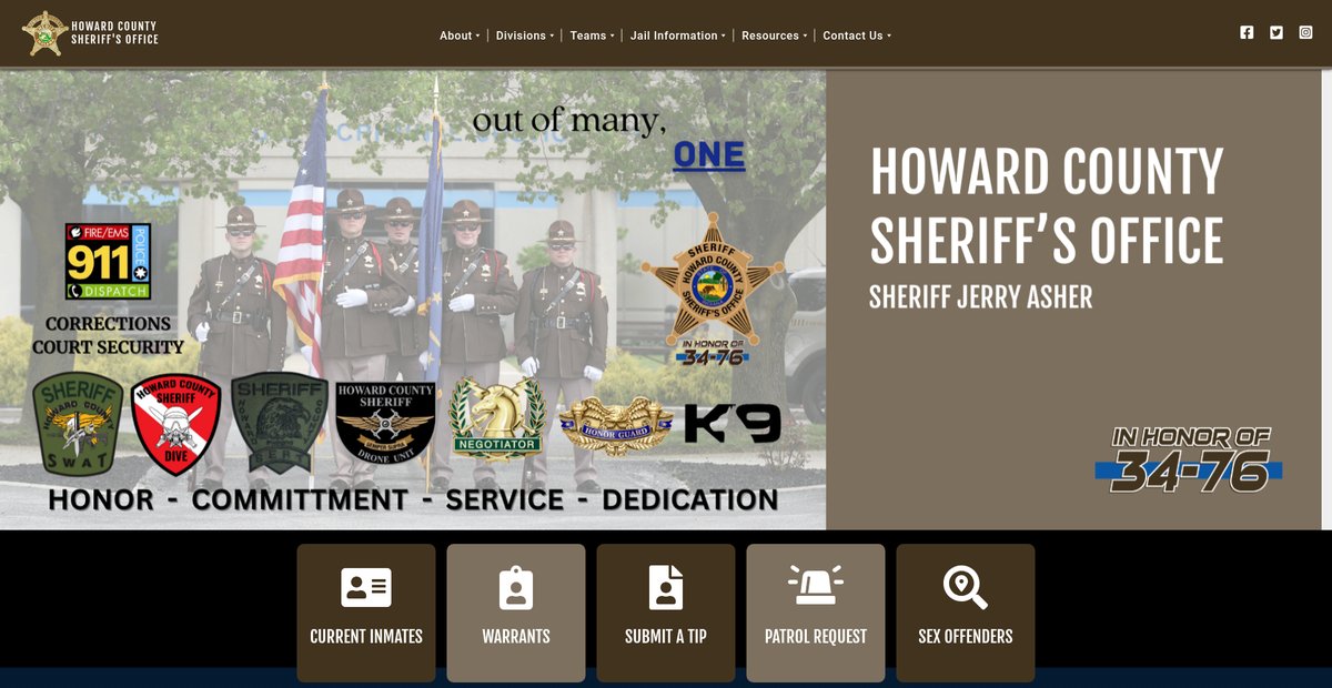 Preview of sheriff.howardcountyin.gov