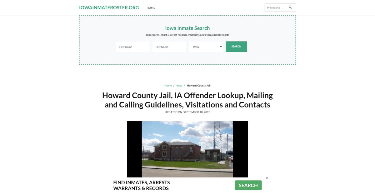 Preview of iowainmateroster.org