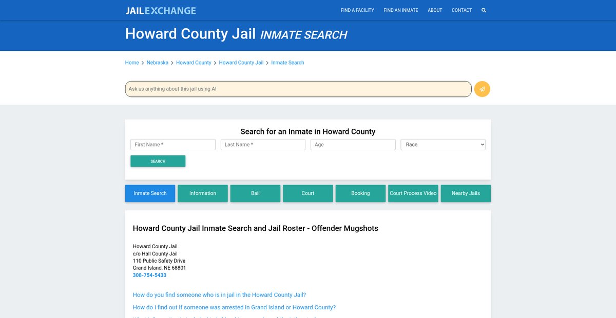 Preview of jailexchange.com