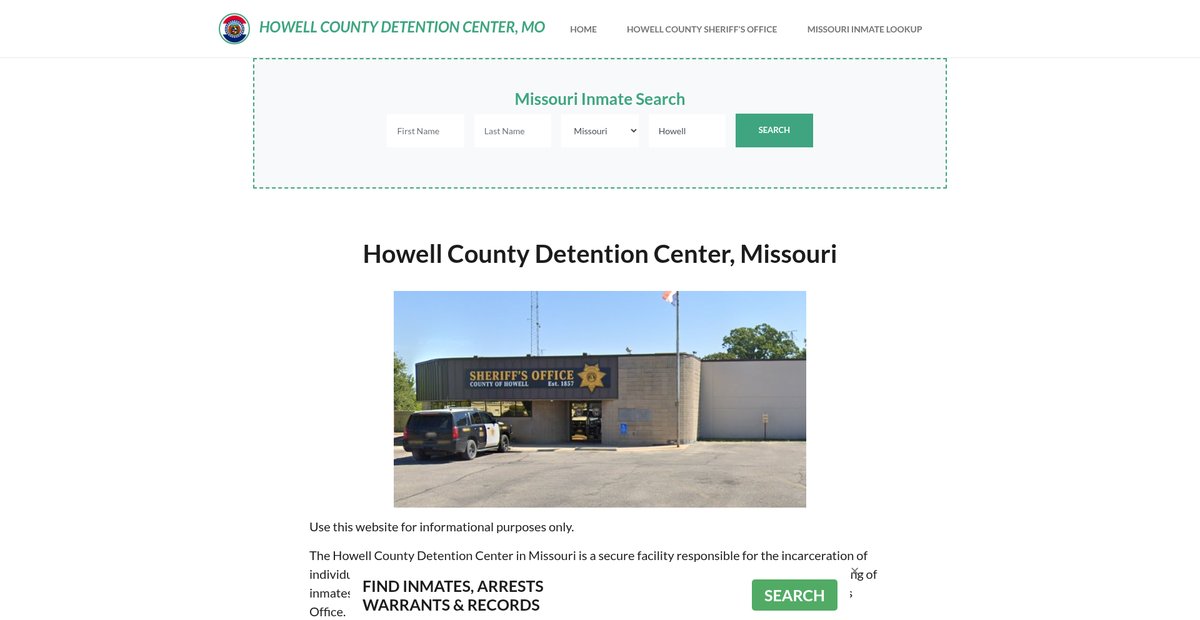 Preview of howellcountydetentionmo.org