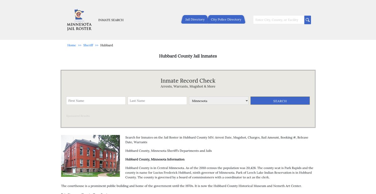 Preview of minnesotajailroster.com