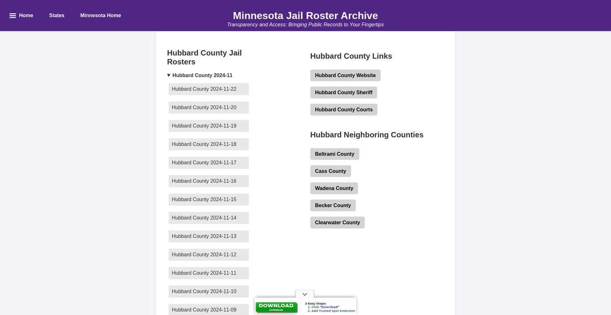 Preview of mnjailrosters.com
