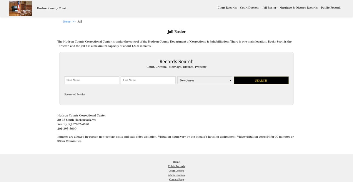 Preview of hudsoncountycourt.org