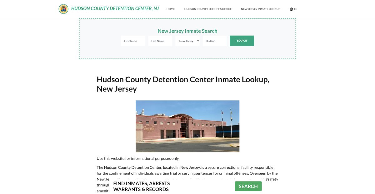 Preview of hudsoncountydetentionnj.org
