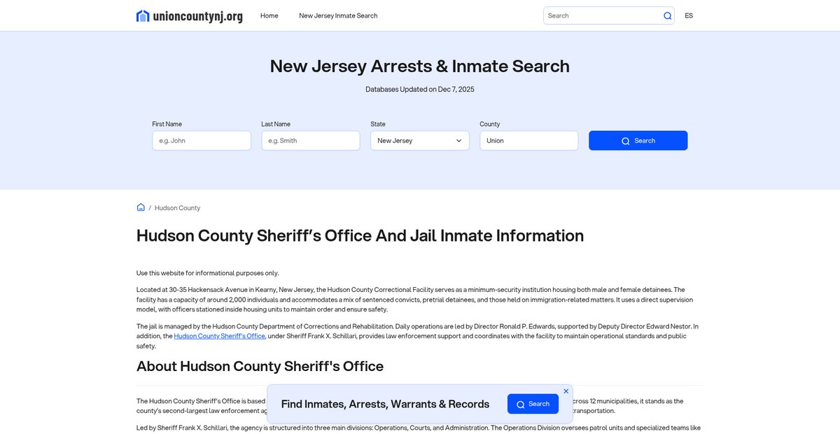 Preview of unioncountynj.org