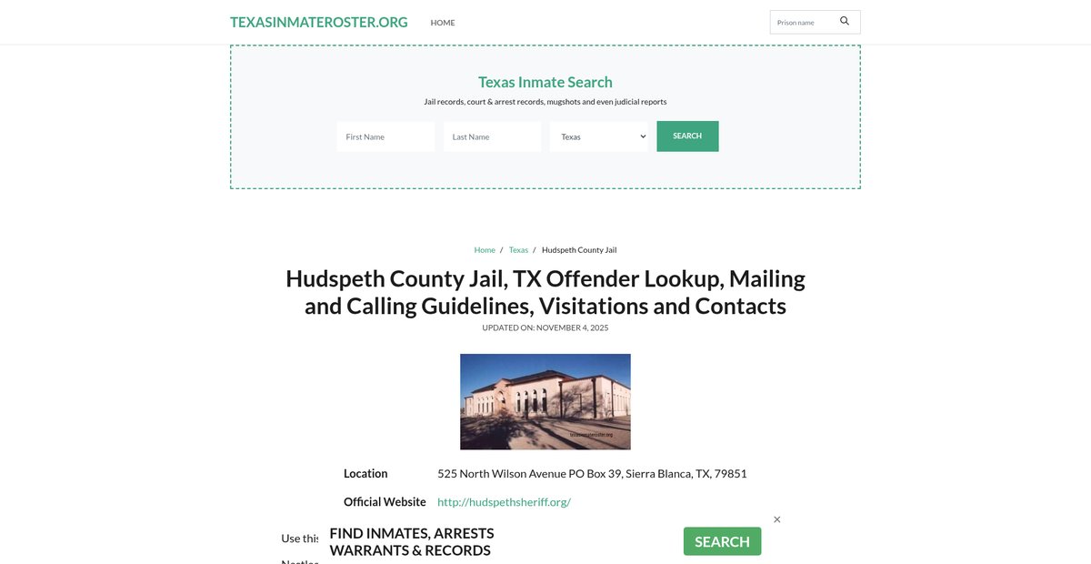 Preview of texasinmateroster.org